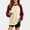 Wine, variant on NAISIBABY Girls Sweatshirt – Color-Blocked Crew Neck Long-Sleeve Pullover Tops White Size 8