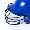 thumbnail image 3 of Casco profesional de béisbol Softball Cather Casco de bateo de doble vuelta - Azul Kuyhfg Bienvenido a Kuyhfg, 3 of 4