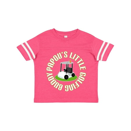 

Inktastic Papou Little Golfing Buddy Gift Toddler Boy Girl T-Shirt