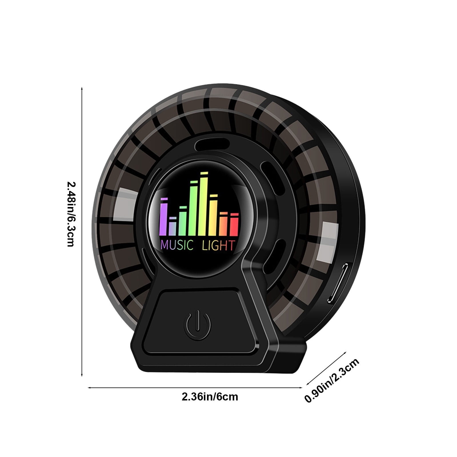 Car Aromatherapy Light Vent Clip Diffuser, LED Ambient Lamp Perfume Air Freshener Automotive Interior Decoration Accessory