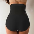 thumbnail image 4 of Resicozy High Waisted Compression Shorts Women Tummy Seamless Support Yoga Fitness Pants Black 2XL, 4 of 5