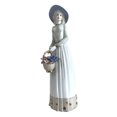 thumbnail image 4 of Estatua de dama de porcelana Figura de niña de cerámica Centro de mesa coleccionable Moderno Estilo D, 4 of 7