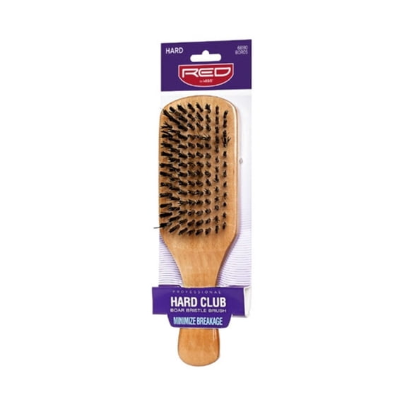 RED PROFESSIONAL HARD CLUB BRISTLE BRUSH