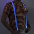 thumbnail image 6 of LINLIN LED Suspenders, Back Suspenders LED Light Suspenders Neon Stripe Light Up LED Suspenders Y Shape Suspenders Battery, 6 of 8