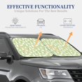 thumbnail image 5 of Uemuo Rabbit And Carrot (2) Printed 2 PCS Car Windshield Sun Shade, Auto Sun Heat and UV Rays Blocker, Foldable Automotive Front Window Sunshade Protector, 5 of 7