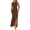Brown, variant on Women's Maxi Dresses Fall Long Sleeve Wedding Guest Dress Mesh,Ruched,Bodycon,High Split,Solid Color,Ruffle, Mermaid,Cocktail Dresses,Prom,Party,Homecoming Dress,Fall Outfits