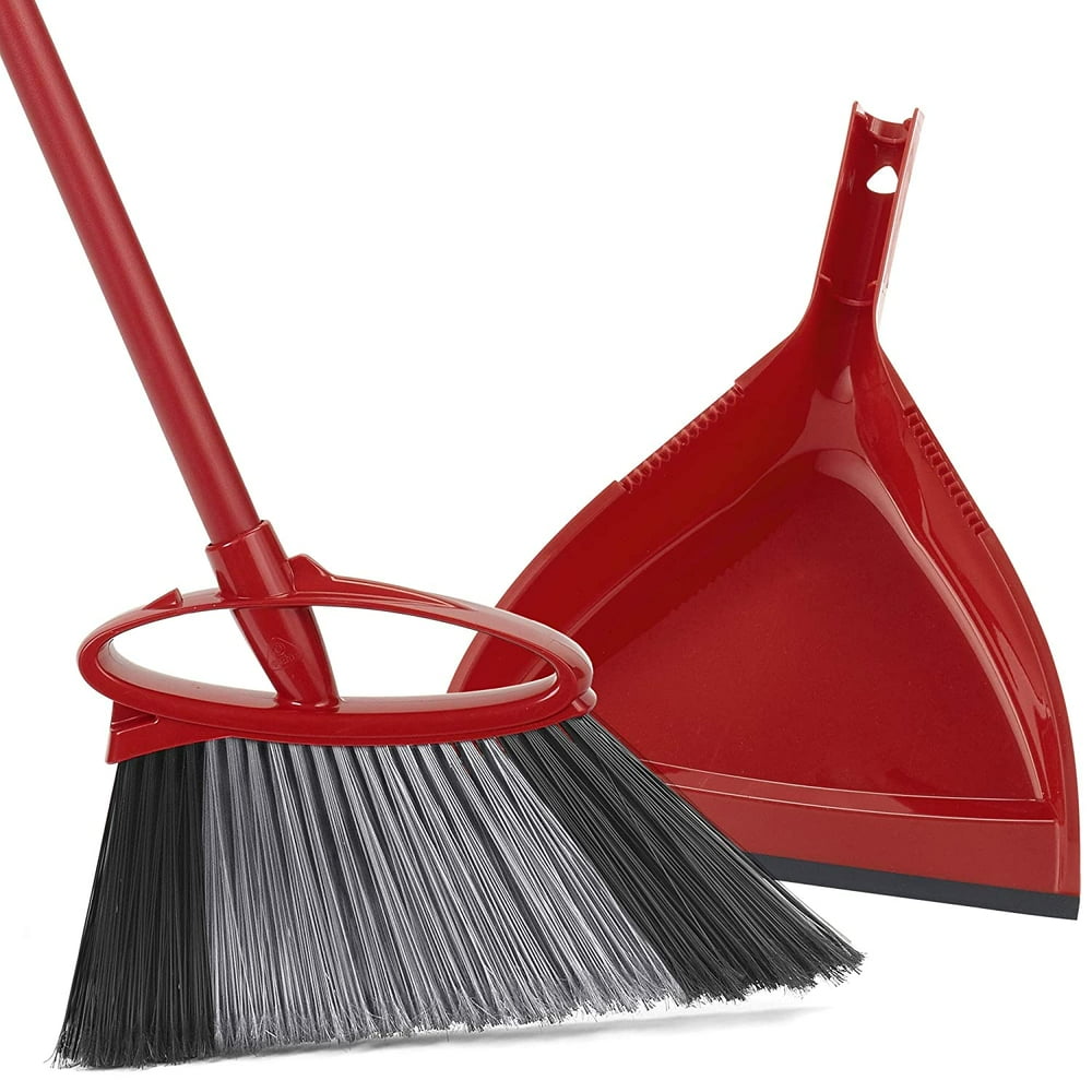 OCedar PowerCorner Angle Broom with Dustpan