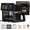 Black, variant on AboveMoon 10L Large Air Fryer Oven With Grill Combo For Kitchen Countertop Use,12 in 1 Smart Convection Ovens,AirFryer With Glass View Window,Nonstick Basket,Fryer Liners,Removable Door-White