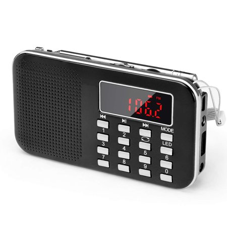 Mini Portable Ultrathin Am/fm/usb/tf Mp3 Radio With Emergency ...