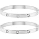 thumbnail image 1 of 2 pulseras de oro para mujer chapadas en oro con circonita cúbica y cristal, pulsera de amistad, regalos para mujeres, adolescentes y niñas, 1 of 5