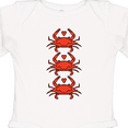 thumbnail image 4 of Inktastic Crab Lover Boys or Girls Long Sleeve Baby Bodysuit, 4 of 5