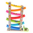 thumbnail image 3 of Wooden Ramp Racer, Race Toddlers Small Cars, Race Car, 3 of 8