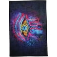 thumbnail image 3 of Sneaker Print Area Rug, Rectangular, (19''x27'')=50x70cm, Black, Medium Pile, Non Slip Base, Indoor, Modern, High-traffic areas (indoor), 3 of 7