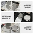 thumbnail image 2 of Miangastore Compact Mirror Portable Hand Mirror Stainless Steel Double Sided Mirror, 2 of 9