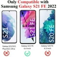 thumbnail image 2 of Vultic [3 Pack] Screen Protector for Samsung Galaxy S21 FE 5G [Case Friendly], Tempered Glass Film Cover, 2 of 5