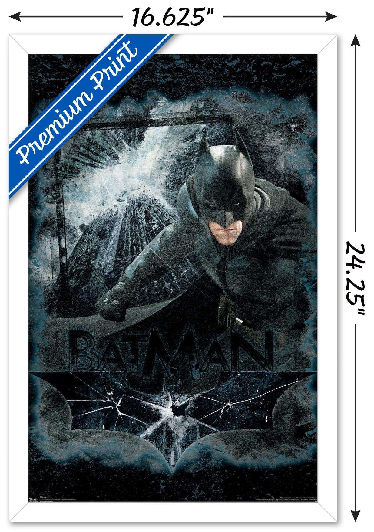 DC Comics Movie - The Dark Knight Rises - Batman Wall Poster, 14.725" x 22.375", Framed