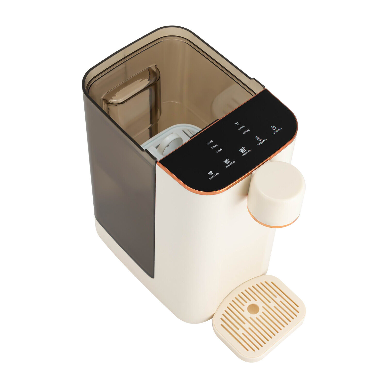 Modern Milky White Instant Hot Water Dispenser, Desktop Instant Hot Water Dispenser, Desktop Water Dispenser