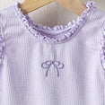 thumbnail image 6 of JUMEYU Toddler Pajamas Summer Girl Pajama Sets for Girls Kids Pjs Summer Short Sleeve Sleepwear 12 18 Months (Light Purple,12-18 Months), 6 of 7