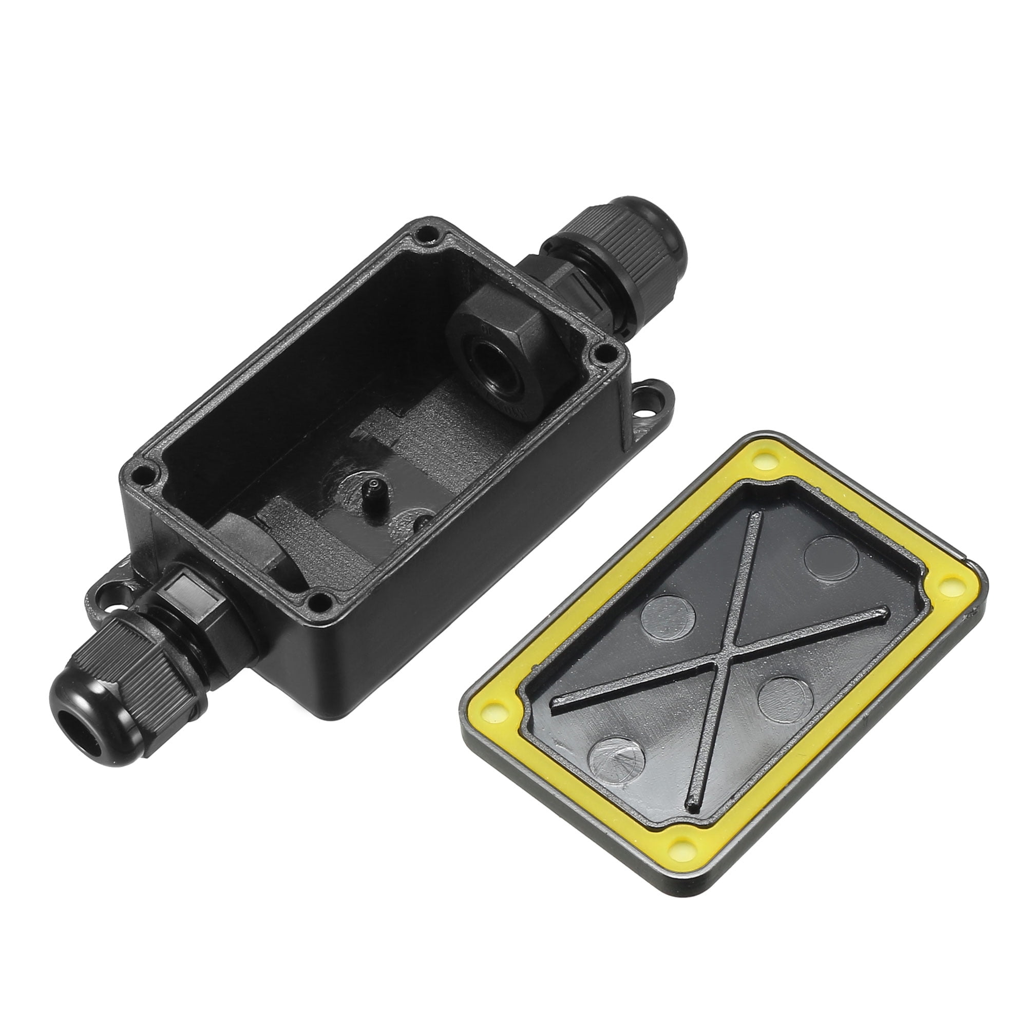 Uxcell M10x1.5 2 Way IP66 Waterproof Cable Gland Junction Box with 3