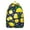 Yellow-157, variant on Trippy Weed Leaf Backpack, Waterproof School Bag with Neon Marijuana Leaf and Hemp Leaf Pattern
