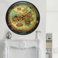 thumbnail image 5 of THE GEARS CLOCK Wall Clock with Real Moving Gears PO-LI_ 24 in Round BLACK-ANTIQUE, 5 of 14