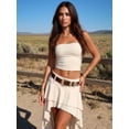 thumbnail image 2 of Vorliqent 2 Pack Women Western Belt Embossed & Studded Belts for Jean Dress, 2 of 6