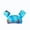 Blue_B, variant on Inflatable Arm Floaties for Swim Training, Water Safety Buoyancy Bands for Pool, Beach, and Lake Activities
