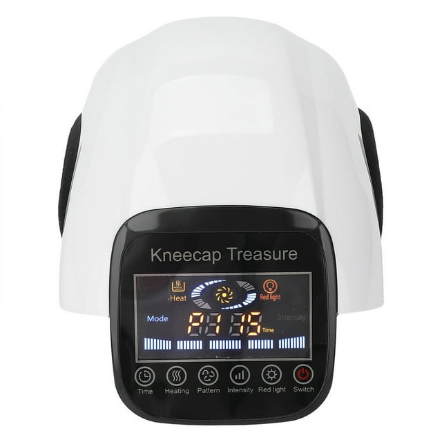 Heated Knee Massager Electric Infrared Knee Massager Heating 3 Massage Modes Red Light 5 Functions For Shoulder For Daily Use