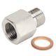 thumbnail image 2 of Adaptador Hembra NPT De 1/8 Pulgadas A Macho M10x1.0, Adaptador Emisor De Manómetro, Larga Vida útil, Buen Sellado Con Junta Para Vehículo, 2 of 7