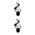 thumbnail image 4 of Cateissary Tapón automático para verter vino y bebidas, tapa de boquilla de silicona, sellador de condimentos, reutilizable, para cocina, Bar, Plata 2Conjunto, 4 of 6