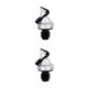 thumbnail image 4 of Vertedor de vino Toystoory con boquilla de silicona y Tapón reutilizable color Plata 2Conjunto, 4 of 6