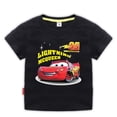thumbnail image 3 of Camiseta de manga corta de algodón para niños con dibujos animados de Disney Lightning Mcqueens, ropa para niños, ropa de carreras de coches, regalo para niños, 3 of 5