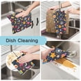 thumbnail image 2 of Yayeee 6 Pack Kitchen Dish Cloths for Washing Dishes Soft Absorbent Microfiber Towels, Small Space Pattern, 2 of 9