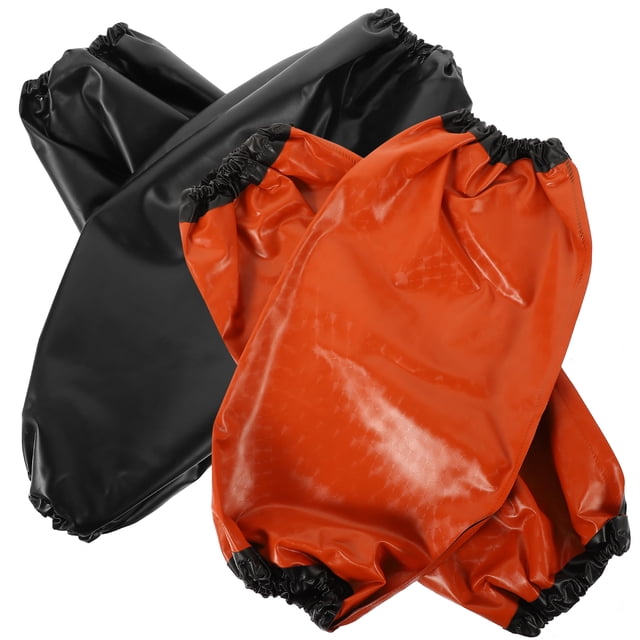 2 Pairs Waterproof Working Sleeves Oil-proof Cooking Arm Sleeves Covers
