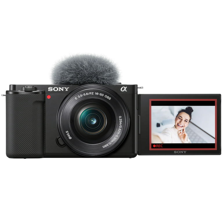 Sony ZV-E10 Mirrorless Camera 2 Lens Vlogger Kit 16-50mm + 55 