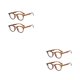 thumbnail image 4 of Minnieouse Monturas para gafas, estante para gafas, dulce regalo, fatiga visual, elegante, Unisex, accesorios de oficina para hombre y mujer, Patrón de leopardo 2piezas, 4 of 6