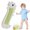 White, variant on Foot Measuring Device for Kids & Adults, Shoe Sizer Measuring Device with US Standard Size Chart, Accurate Foot Measurement Gauge for Toddler Children, Shoe Size Measuring Tool for Home, Mint Green
