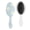 White-127, variant on Rustic Folk Pattern Hair Brush, Natural Earthy Tone Paddle Brush for Kids Women Men, Comfortable Artistic Styling Comb