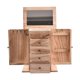 thumbnail image 2 of Caja de madera para joyas, organizador de joyas, contenedor de madera, caja de almacenamiento de joyas para tobilleras, gemelos, collares, pulseras, 2 of 9