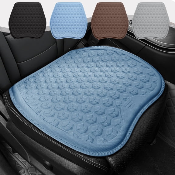 Viflosae Car Seat Cushion Chair Cushions Cold Gel Car Seat Cushion Fart Pad Office Pad Breathable and Comfortable All-weather Ice Cloth Cool Pad