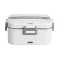 thumbnail image 1 of Riwcyla Portable Electric Lunch Box Food Heat 1.8L Capacity Food Warmer Leakproof Detachable for Adults Car Travel Home Work , perfect for daily use, outdoor activities, travel & casual occasions, 1 of 6
