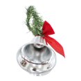 thumbnail image 2 of Campana Holiday Time 11 cm Campana Doble Finas Plateada, 2 of 4