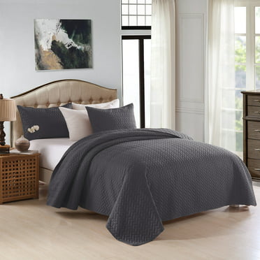 Celine Linen 3-Piece Bedspread Coverlet Quilted Set with Shams - Full ...