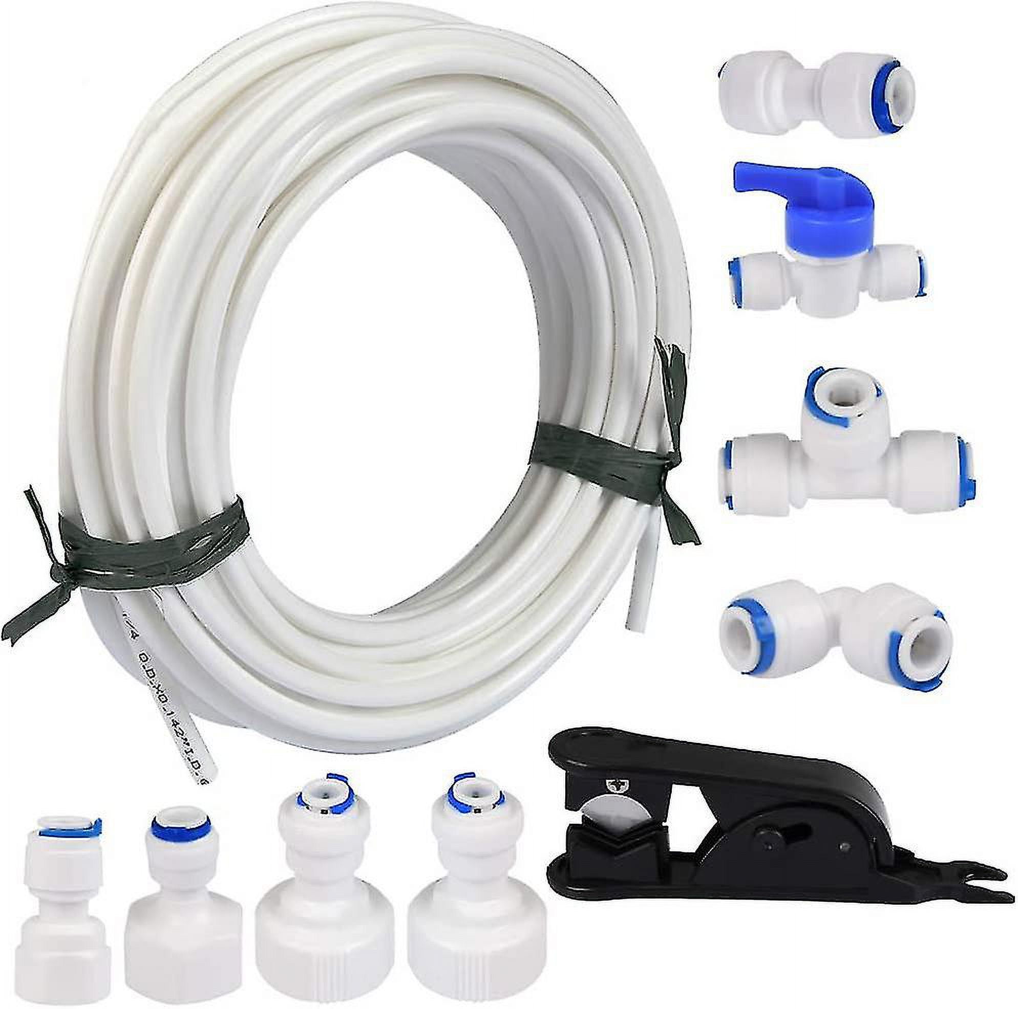 Manguera de suministro de agua, kit de conector universal para refrigerador, manguera de filtro de línea de agua para refrigerador (15 metros) | Leroy Merlin Manguera de suministro de agua, kit de conector universal para refrigerador, manguera de filtro de línea de agua para refrigerador (15 metros) | Leroy Merlin