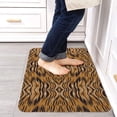 thumbnail image 5 of Indoor Door Mat,Tiger Pattern Animal Skin Soft Non-Slip Absorbent Kitchen Rug,Watercolor Brown Gradient Tiger Fur Floor Mat Entrance Rugs for Bedroom Living Room 18x30In, 5 of 6