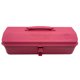 thumbnail image 1 of Riwesomey Herramientas Caja de acero de hoja de estructura portátil y fuerte práctica para piezas de repuesto Amplia aplicación Artesanía Herramientas y ferretería Rosa 370*160*120, 1 of 6