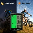 thumbnail image 7 of LIXADA Wireless Bike Computer Multi Functional LCD Screen Bicycle Computer Mountain Bike Speedometer IPX6 Waterproof Cycling Measurable Temperature Stopwatch Cycling Accessories, 7 of 7