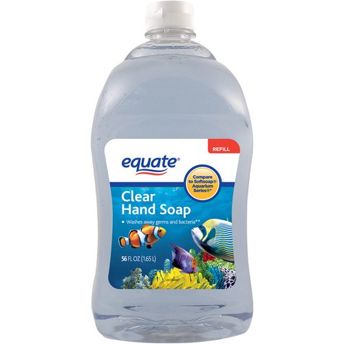 Equate Clear Hand Soap, 56 fl oz