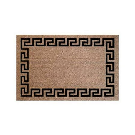Key Door Mat - Palm Fibre Private Limited PLM 17391 Doormat, Greek Key Coir, 24 x 36-In.