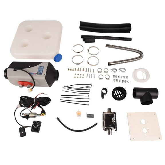 EGOESWELL A0160A0012 5KW 12V Diesel Air Heater Kit with LCD Thermostat for Truck, Boat, Bus, and Car